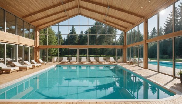 Bien-être et loisirs au camping 4 étoiles à Aureilhan avec piscine couverte